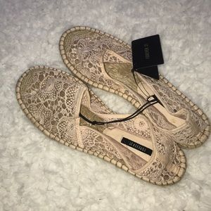 Size 9 Forever 21 Blush Espadrille Shoes